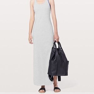 Size 6 Lululemon maxi dress worn three times! Gray